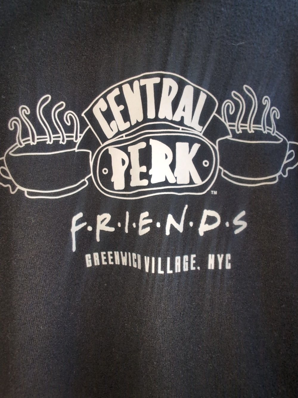 Central Perk Friends Black Graphic Tee